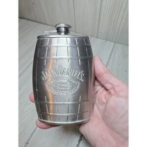 Jack Daniels Old No 7 Stainless Steel Flask 6Oz Bachelor Party Groom Gift